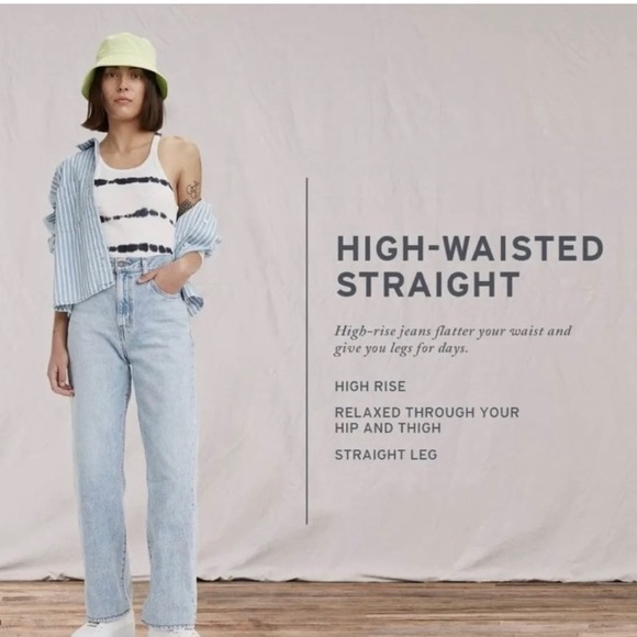 Levi’s - High Rise Straight Jean- Size 26 - Picture 2 of 5